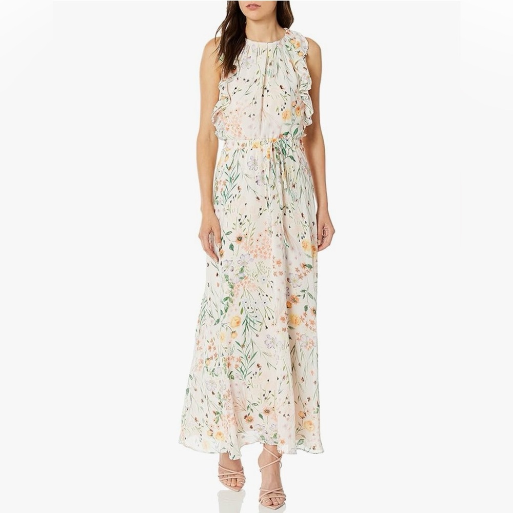 Calvin Klein floral maxi dress